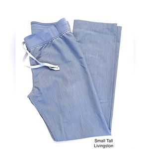 Figs Livingston, Size Small Tall, Heather Indigo